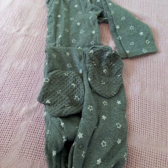 Marks & Spencer, 3pk multi coloured, cotton long sleeved sleepsuits, 2-3 years - Picture 14 of 16